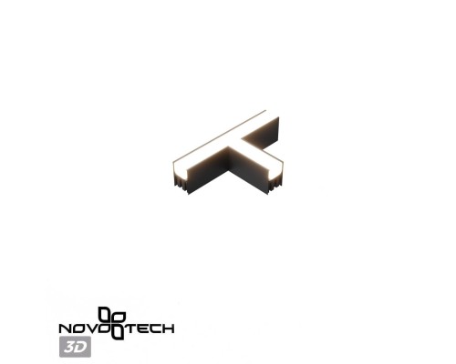 359611 OVER NT25 000 черный Светильник соединитель «Т» с переключ. цв. температуры IP20 LED 12W 220-240V 3000К\4000К\6000К FATTO