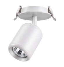 Встраиваемый светильник Novotech 370452 Pipe белый GU10 50 Вт
