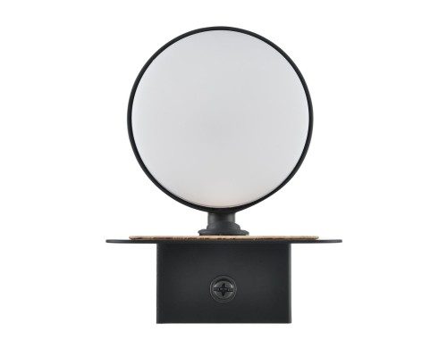 8264/1W COMFI LN26 металл, черный/дерево Бра GX53 LED 1*7W 220V LELAND