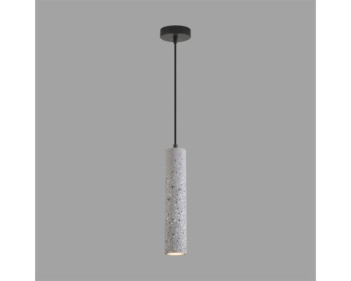 8357/1A SUSPENTIONI черный/серый, металл/цемент Подвес GU10 LED 5W 220V SHAMAREL