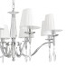 8316/8 CLASSI LN26 хром/белый, металл/хрусталь/текстиль Люстра E14 8*40W 220V MAGDA