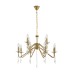 8319/12 CLASSI шампань/прозрачный, металл/хрусталь Люстра E14 12*40W 220V SEVERINA
