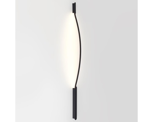 7155/100D HIGHTECH ODL26 Дуговой элемент для инсталяции  черный/cиликон/металл IP20 LED 14W 557Лм 3000K 120° 24V FINO