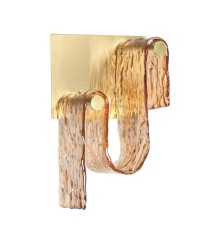 5105/11WL L-VISION  ODL26 золотой брашинг/янтарный металл/стекло Настенный светильник LED x 11W 4000K FLOW