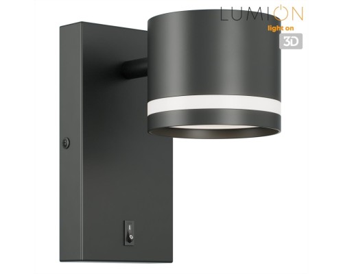 8339/1W MODERNI хром/черный, металл/акрил Бра GX53 LED 7W 220V LANIKA