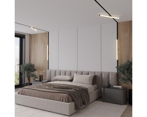 359448 SHINO NT24 132 черный Трековый низковольт. св-к диммир. со сменой цв.температуры, пульт ДУ/Tuya Smart Life IP20 LED 12W 48V 3000-6000K FLUM