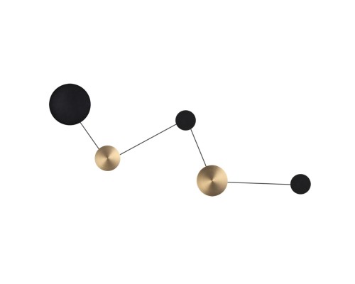 7115/30WL HIGHTECH ODL26 Настенный светильник  черный/бронза/металл IP20 LED 30W 1350Лм 3000K 220-240V GALAXY (ВМЕСТО 4211/38WL)