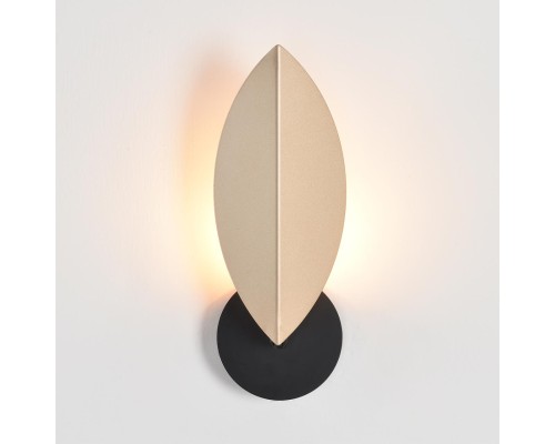 8396/1W MODERNI LN черный/золото, металл Бра G9 20W 220V LEAF