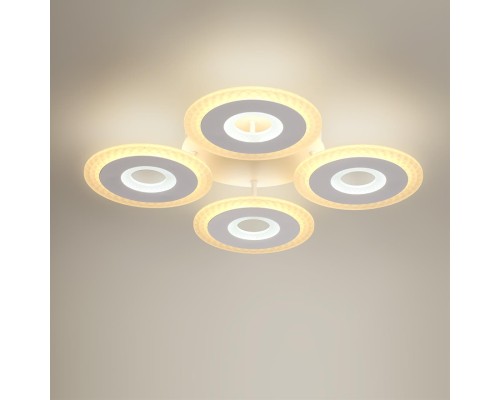 8016/70CL LEDIO LN25 белый/прозрачный металл/акрилл Потолочный светильник LED 70W 220V 3000-6000K VANDY