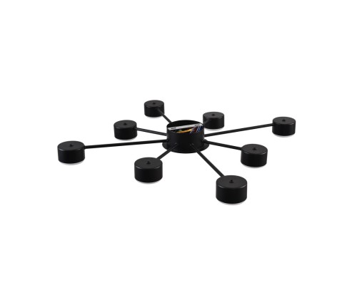 8344/8C COMFI черный, металл Люстра GX53 LED 8*7W 220V TORINA