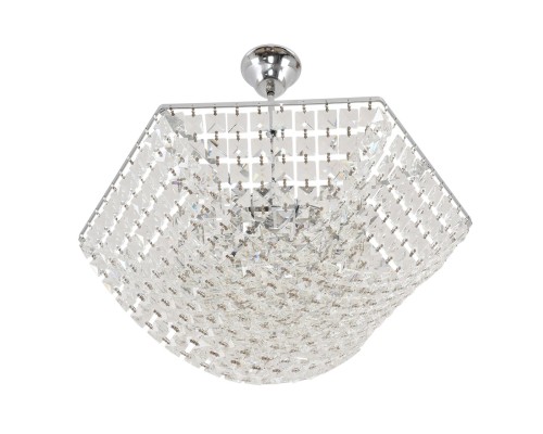 8377/5 NEOCLASSI LN хром/прозрачный, металл/хрусталь Люстра подвесная E27 5*60W 220V AMALIA