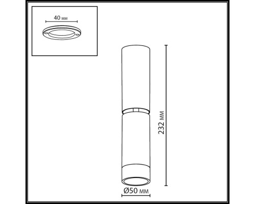7134/8CL HIGHTECH ODL26 Потолочный светильник бронза/металл IP20 LED 8W 640Лм 3000K 24° 220-240V LIGO