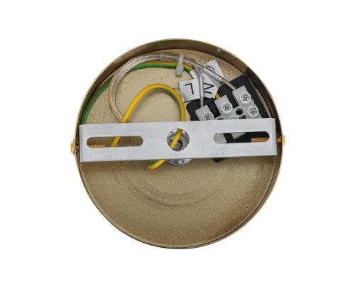 8337/1A MODERNI бронза/белый/зеленый, металл/стекло/текстиль Подвес E27 60W 220V ILMIRA