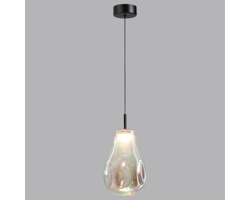 5098/4LB PENDANT ODL25 423 черный/бензиновый/металл/стекло Подвес LED 4W 4000K 388Лм NAVE