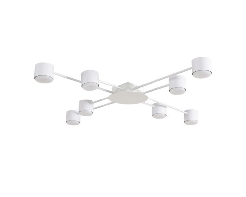 8305/8C COMFI белый, металл/акрил Светильник потолочный GX53 LED 8*7W 220V BENUA