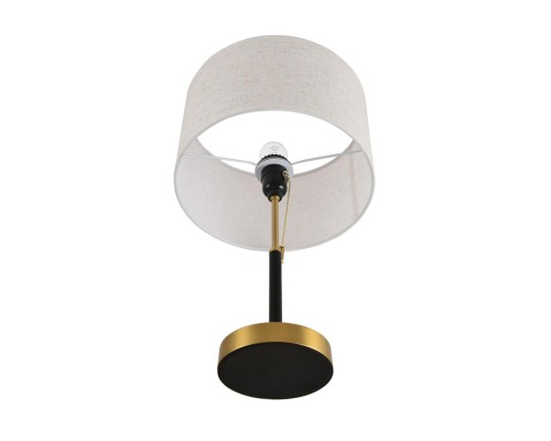 8358/1T CLASSI медь/черный/белый, металл/текстиль Настольная лампа E27 60W 220V IRISA