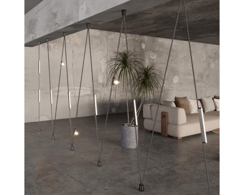 135258 SHINO NT24 088 черный Низковольтный текстильный шинопровод, длина 15м IP20 24V EASY