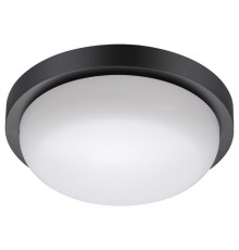 Светильник ландшафтный светодиодный настенно-потолочного монтажа Novotech 358017 Opal черный LED 18 Вт 4000K