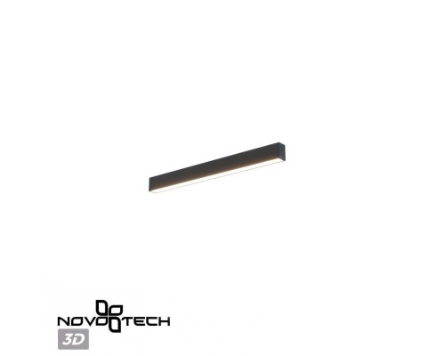 359603 OVER NT25 000 черный Светильник линейный светодиод. с переключ. цв. температуры IP20 LED 20W 220-240V 3000К\4000К\6000К FATTO