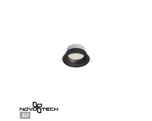 371004 WIR NT25 000 черный Светильник встраиваемый IP20 GX53 12W 220-240V GEMINI