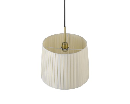 8302/1 MODERNI бронза/черный/бежевый, металл/текстиль Подвес E27 1*60W 220V TUNE