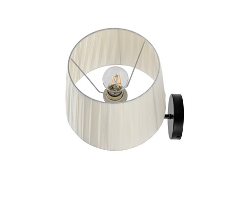 8302/1W MODERNI бронза/черный/бежевый, металл/текстиль Бра E27 1*60W 220V TUNE