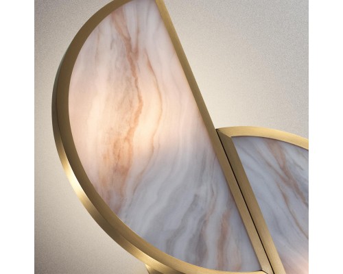 5448/2W L-VISION ODL_EX25 119 Настенный светильник бронзовый/металл/акрил/искусственный мрамор IP20 LED 2*G9 40W 220V TOSCANA