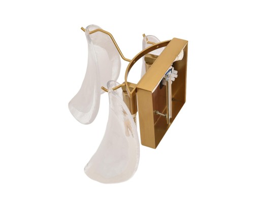 8385/1W NEOCLASSI LN золото/белый, металл/стекло Бра E14 40W 220V PLUME