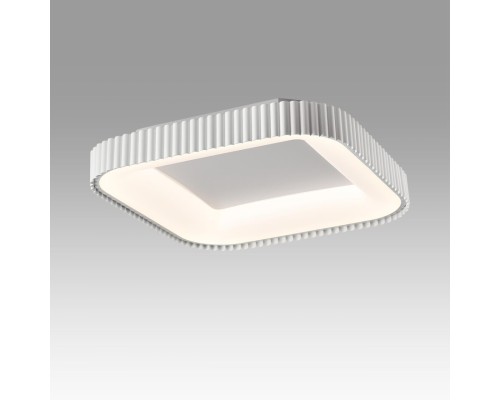 7767/56L AVRA LED SN 039 Светильник металл/белый LED 56Вт+14Вт 3000-6000K 500х500 IP43 пульт ДУ+подсветка SHARMEL