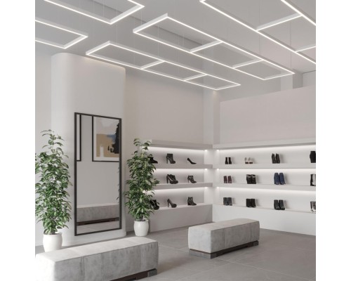 359602 OVER NT25 000 белый Светильник линейный светодиод. с переключ. цв. температуры IP20 LED 20W 220-240V 3000К\4000К\6000К FATTO