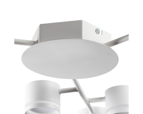 8235/9C COMFI LN25 200 белый металл Люстра потолочная LED GX53 9*10W 220V GARETA