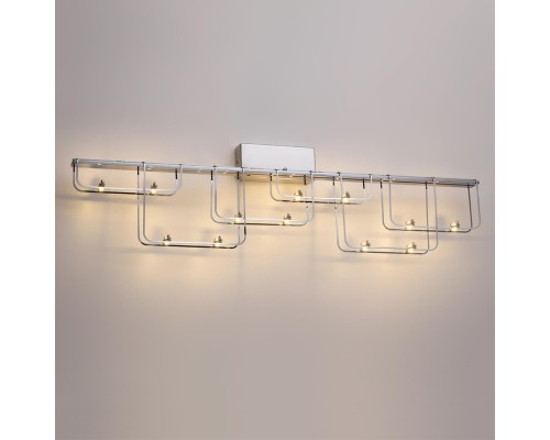 7059/12WL HIGHTECH ODL26 Настенный светильник  нерж/сталь хром IP20 LED 12W 1080Лм 3000K 220V ZAHA