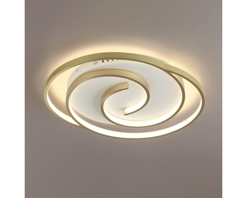 8020/75CL LEDIO LN25 шампань/белый металл/акрилл Потолочный светильник LED 75W 220V 3000-6000K TWIST