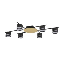 8304/6C COMFI золотой/черный, металл/акрил Светильник настенный  GX53 LED 6*7W 220V BENUA