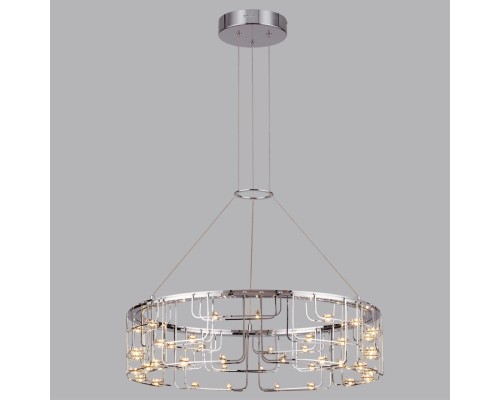 7059/44L HIGHTECH ODL26 Подвесной светильник  нерж/сталь хром IP20 LED 44W 3960Лм 3000K 220V ZAHA