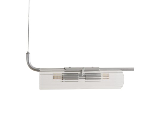 8258/4 SUSPENTIONI LN26 серебро/прозрачный, металл/стекло Подвес G9 4*20W 220V TORONTO