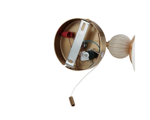 8272/1W NEOCLASSI латунь/бежевый/белый, металл/керамика/стекло Бра Е14 1*40W 220V GLORIYA