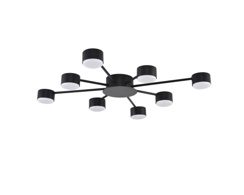 8344/8C COMFI черный, металл Люстра GX53 LED 8*7W 220V TORINA