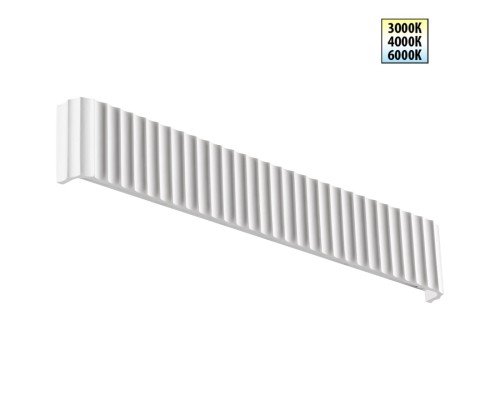 359403 OVER NT24 540 белый Светильник настенный с переключателем цв.температуры IP20 LED 16W 220V 3000/4000/6000K YESO