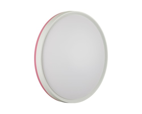 7708/DL COLOR SN 100 Светильник пластик/белый/розовый LED 48Вт 4000К D420 IP43 KEZO PINK