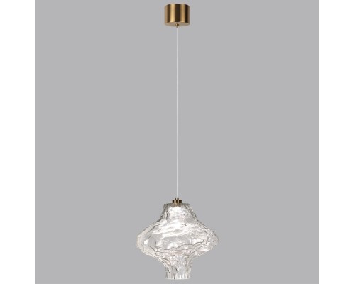 5107/3LA L-VISION  ODL26 антич.бронза/прозрачный металл/стекло Подвес LED x 3W 4000K ORDI