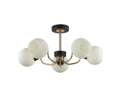 5642/5C COMFI LN23  черный, золотой Люстра потолочная E27 5*60W 220V BLISS