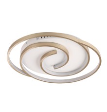 8020/75CL LEDIO LN25 шампань/белый металл/акрилл Потолочный светильник LED 75W 220V 3000-6000K TWIST