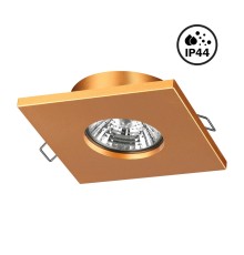 370807 SPOT NT22 матовое золото Светильник встраиваемый влагозащищенный IP44 GU10 50W 220V AQUA