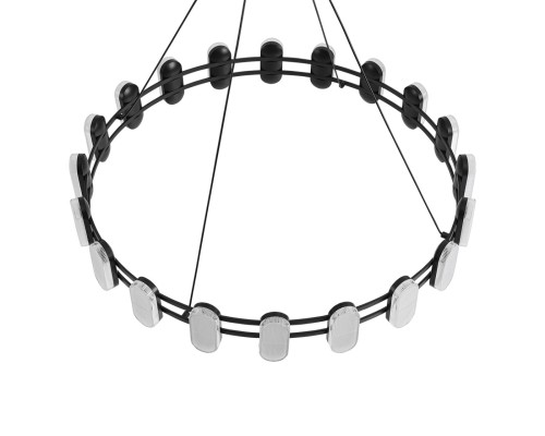 8342/40L LEDIO LN черный/белый металл/акрил Люстра подвесная LED 40W 4000K 220V OVELA