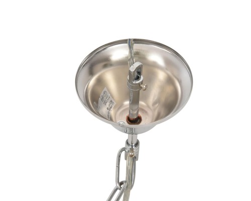 8316/6 CLASSI LN26 хром/белый, металл/хрусталь/текстиль Люстра E14 6*40W 220V MAGDA