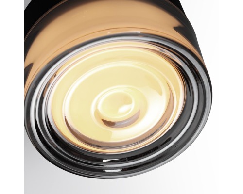 7157/6CL HIGHTECH ODL26 Настенно-потолочный светильник  черный/дымчатый/стекло/поликарбонат IP65 LED 6W 410Лм 2200/2700/3000K 120° 220-240V RONDA