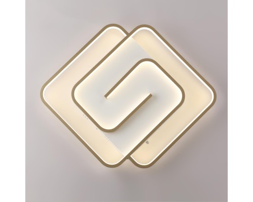 8019/75CL LEDIO LN25 шампань/белый металл/акрилл Потолочный светильник LED 75W 220V 3000-6000K TWIST