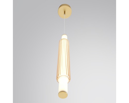 8259/15WCL LEDIO LN26 золото/амбер, металл/акрил/стекло Бра/подвес LED 15W 4000К 220V TRENDY