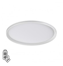 7749/80L MITRA LED SN Светильник металл/PMMA/белый LED 80Вт 3000-6000К D495 IP20 пульт ДУ BETA